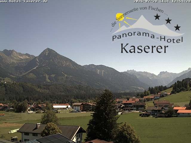 Archiv Foto Webcam Fischen, Hotel Garni Kaserer