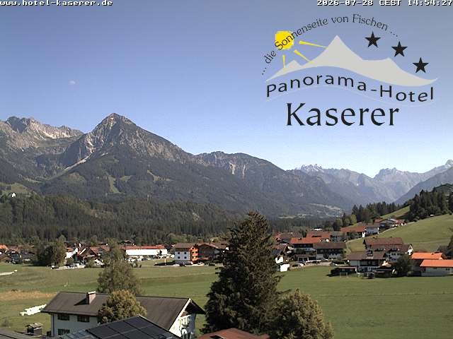 Archiv Foto Webcam Fischen, Hotel Garni Kaserer