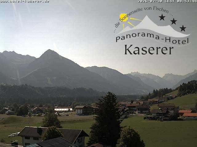 Archiv Foto Webcam Fischen, Hotel Garni Kaserer