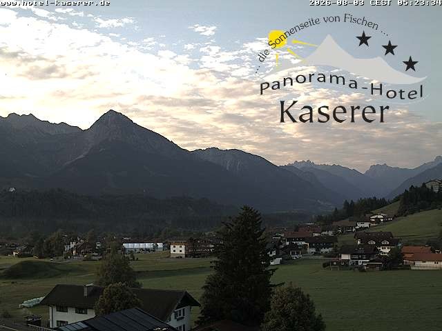 Archiv Foto Webcam Fischen, Hotel Garni Kaserer