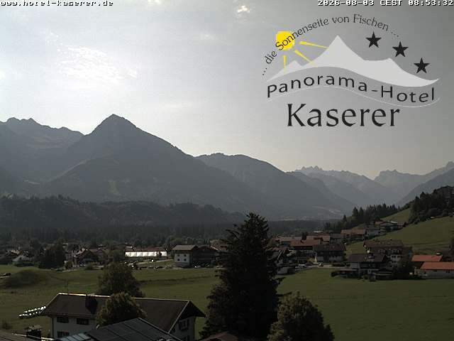 Archiv Foto Webcam Fischen, Hotel Garni Kaserer