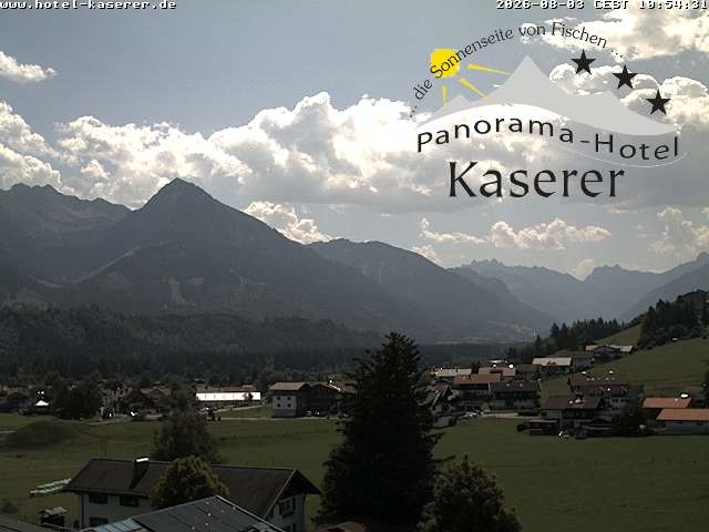 Archiv Foto Webcam Fischen, Hotel Garni Kaserer
