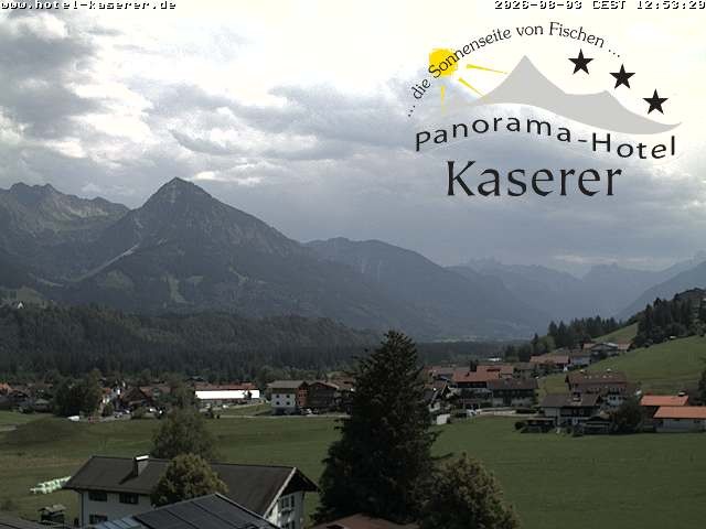 Archiv Foto Webcam Fischen, Hotel Garni Kaserer
