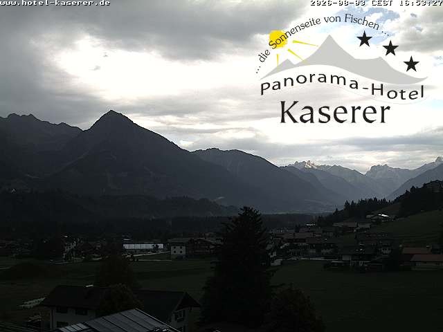 Archiv Foto Webcam Fischen, Hotel Garni Kaserer
