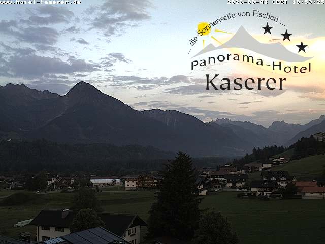 Archiv Foto Webcam Fischen, Hotel Garni Kaserer