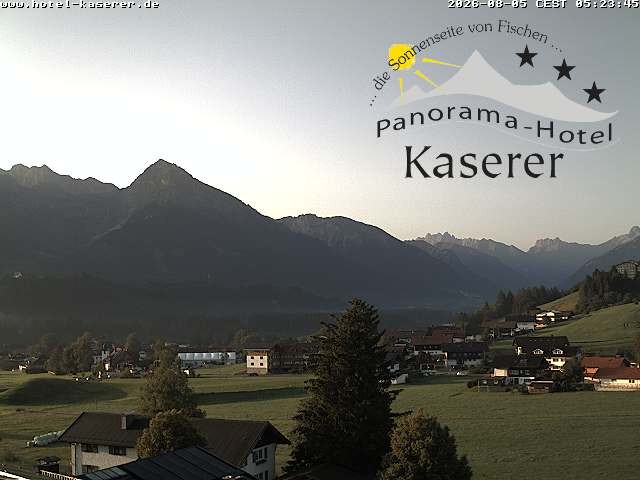 Archiv Foto Webcam Fischen, Hotel Garni Kaserer