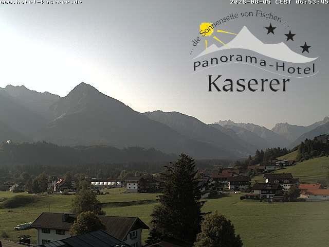 Archiv Foto Webcam Fischen, Hotel Garni Kaserer