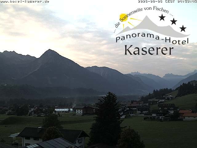 Archiv Foto Webcam Fischen, Hotel Garni Kaserer
