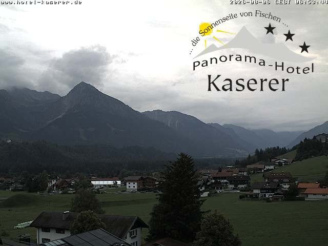 Archiv Foto Webcam Fischen, Hotel Garni Kaserer