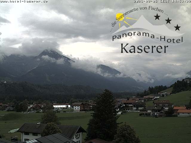 Archiv Foto Webcam Fischen, Hotel Garni Kaserer