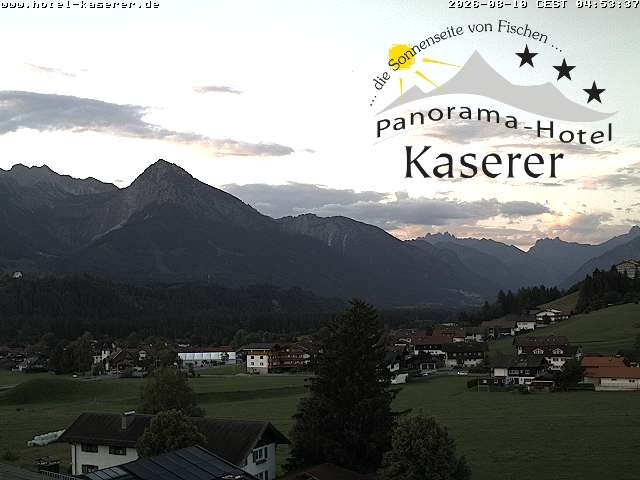 Archiv Foto Webcam Fischen, Hotel Garni Kaserer