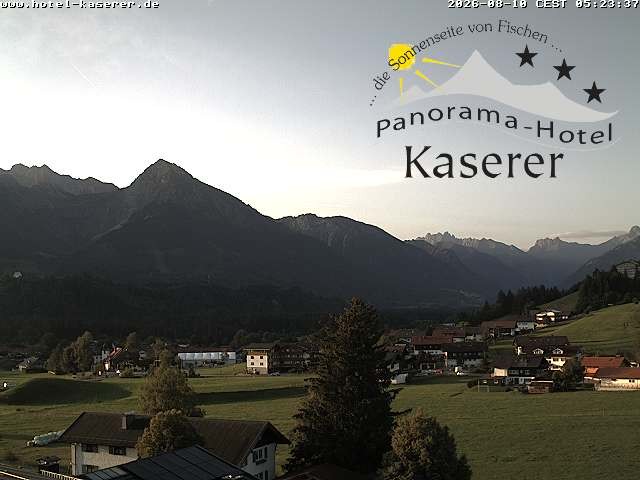 Archiv Foto Webcam Fischen, Hotel Garni Kaserer