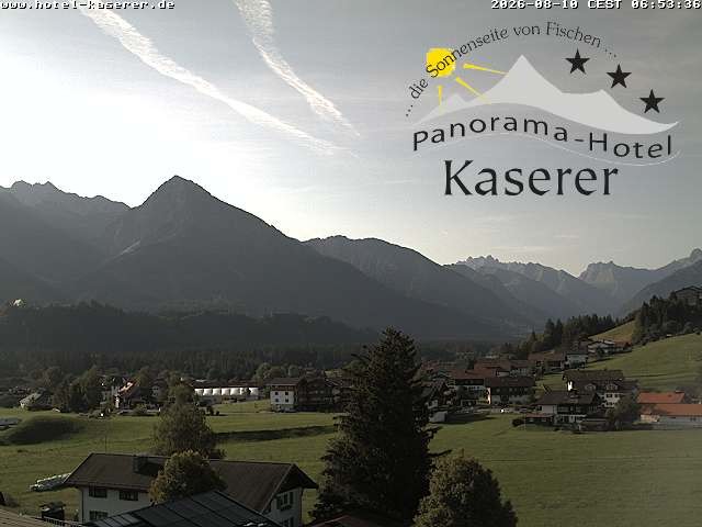 Archiv Foto Webcam Fischen, Hotel Garni Kaserer