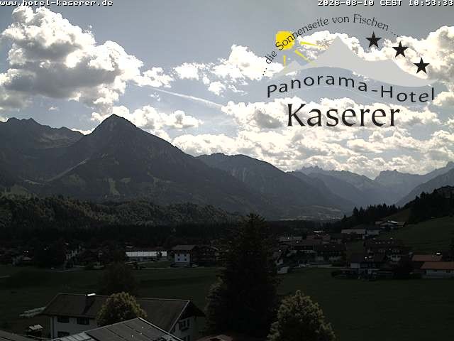 Archiv Foto Webcam Fischen, Hotel Garni Kaserer