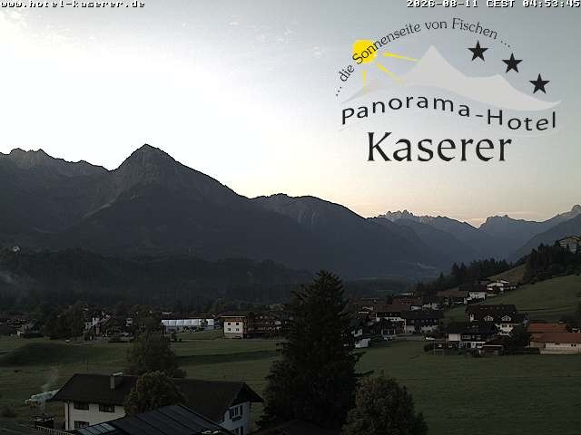 Archiv Foto Webcam Fischen, Hotel Garni Kaserer