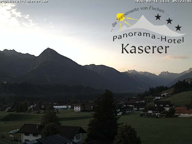 Archiv Foto Webcam Fischen, Hotel Garni Kaserer