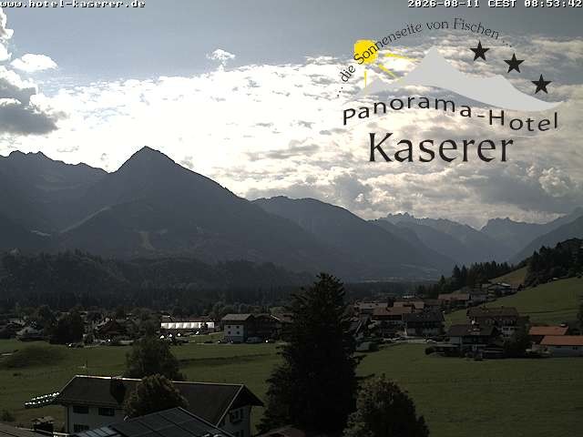 Archiv Foto Webcam Fischen, Hotel Garni Kaserer