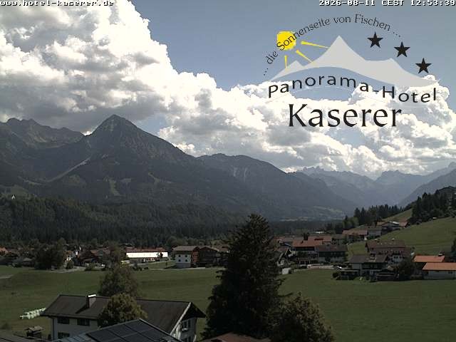 Archiv Foto Webcam Fischen, Hotel Garni Kaserer