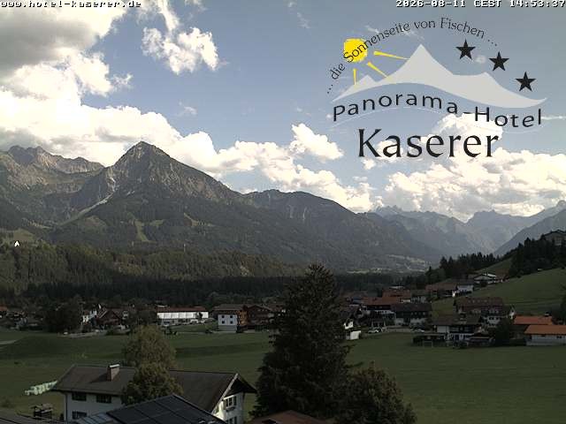 Archiv Foto Webcam Fischen, Hotel Garni Kaserer