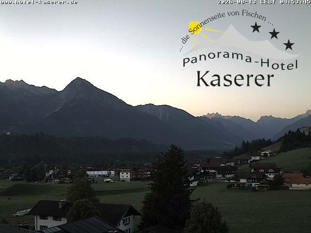 Archiv Foto Webcam Fischen, Hotel Garni Kaserer