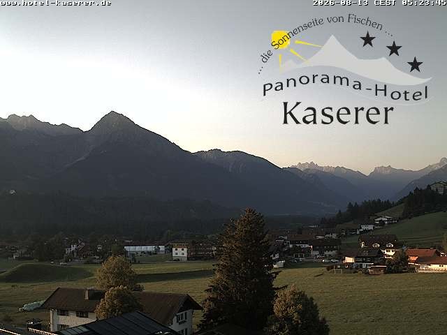 Archiv Foto Webcam Fischen, Hotel Garni Kaserer