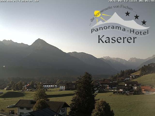 Archiv Foto Webcam Fischen, Hotel Garni Kaserer