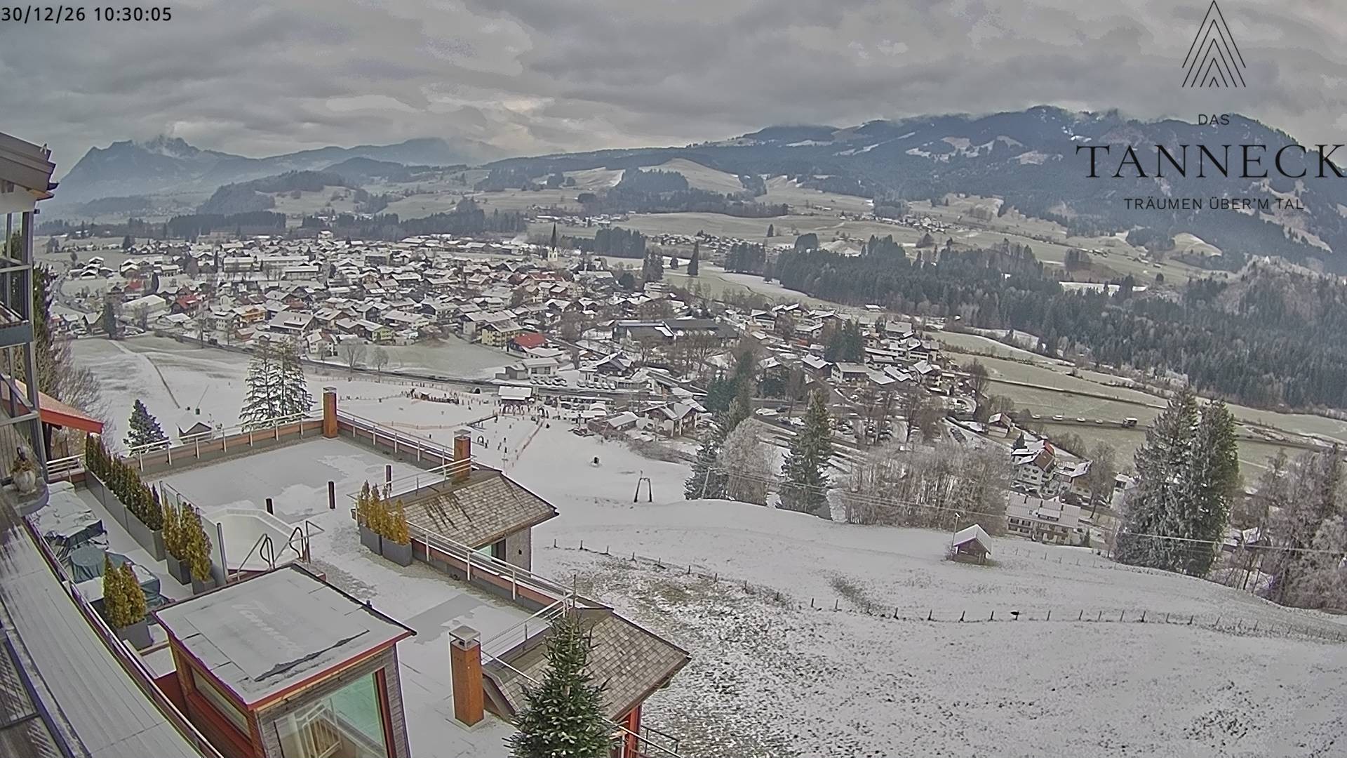 Archiv Foto Webcam Fischen, Hotel Tanneck