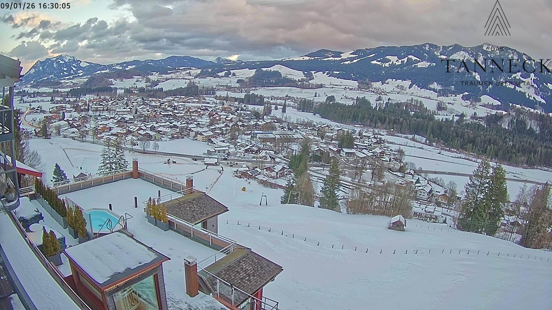 Archiv Foto Webcam Fischen, Hotel Tanneck