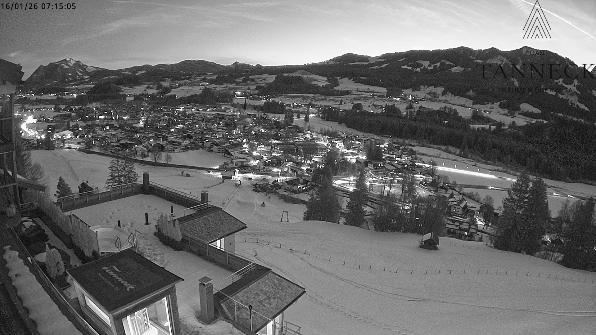 Archiv Foto Webcam Fischen, Hotel Tanneck