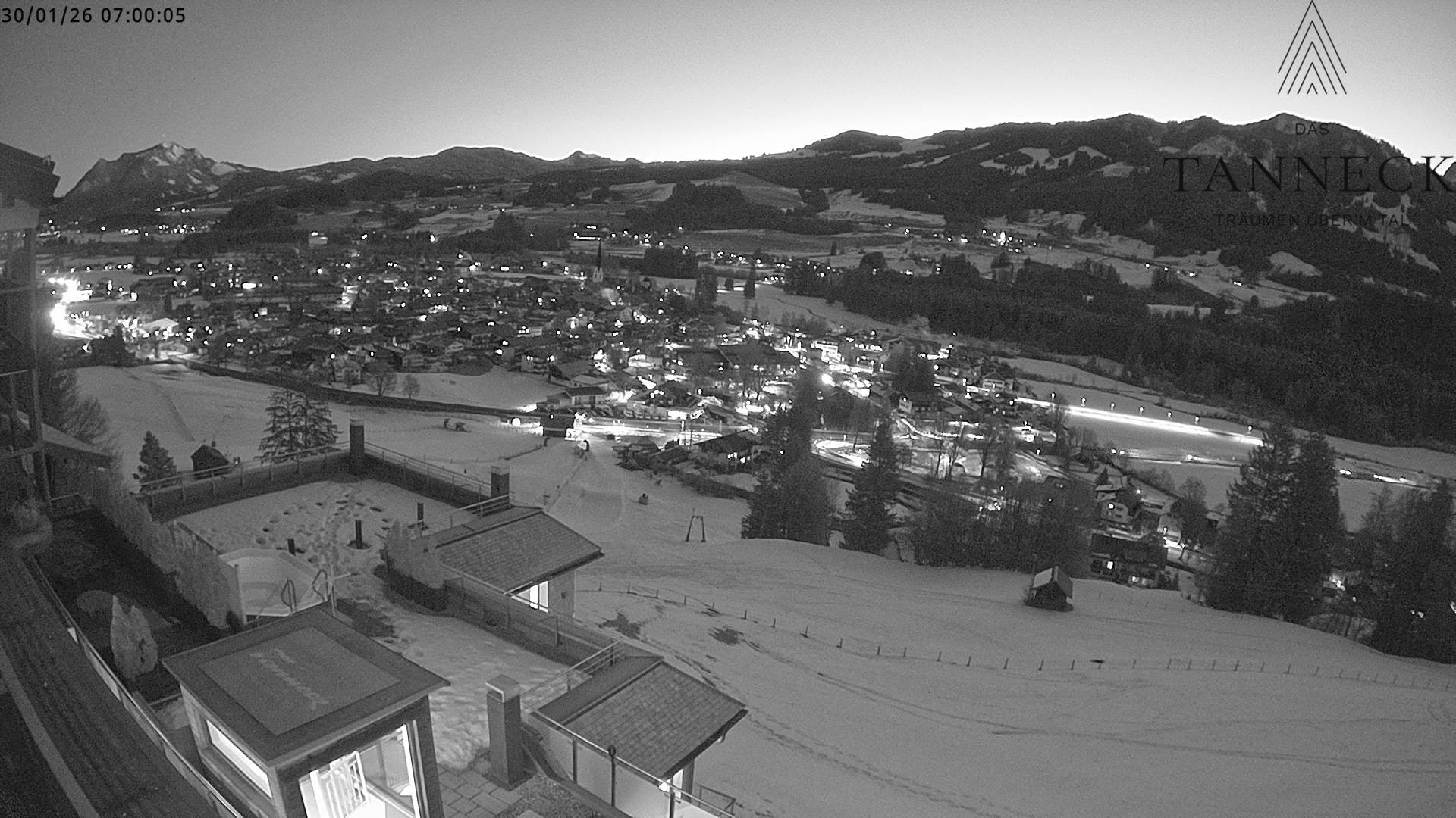 Archiv Foto Webcam Fischen, Hotel Tanneck