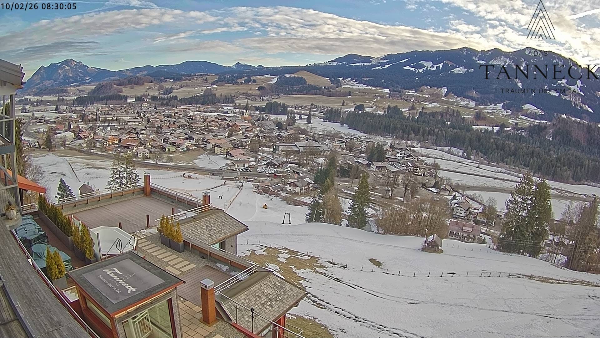 Archiv Foto Webcam Fischen, Hotel Tanneck