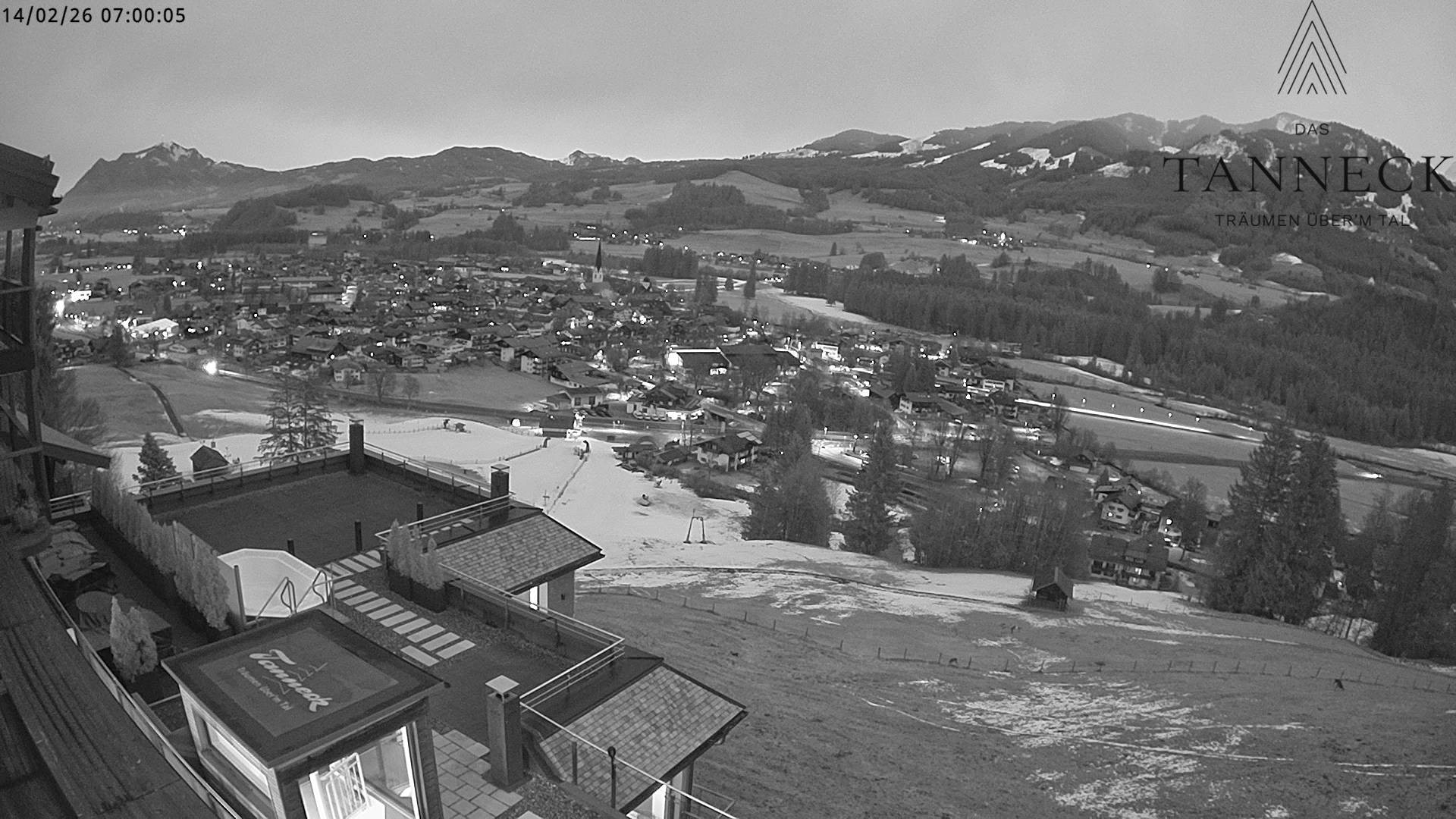 Archiv Foto Webcam Fischen, Hotel Tanneck