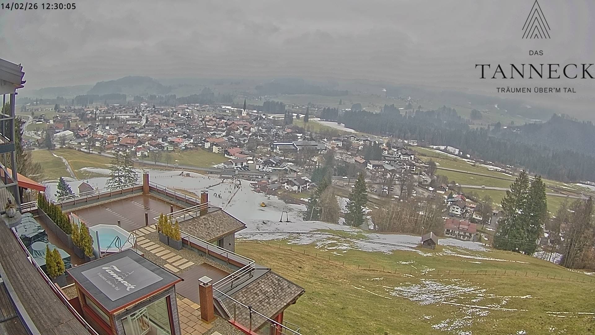 Archiv Foto Webcam Fischen, Hotel Tanneck