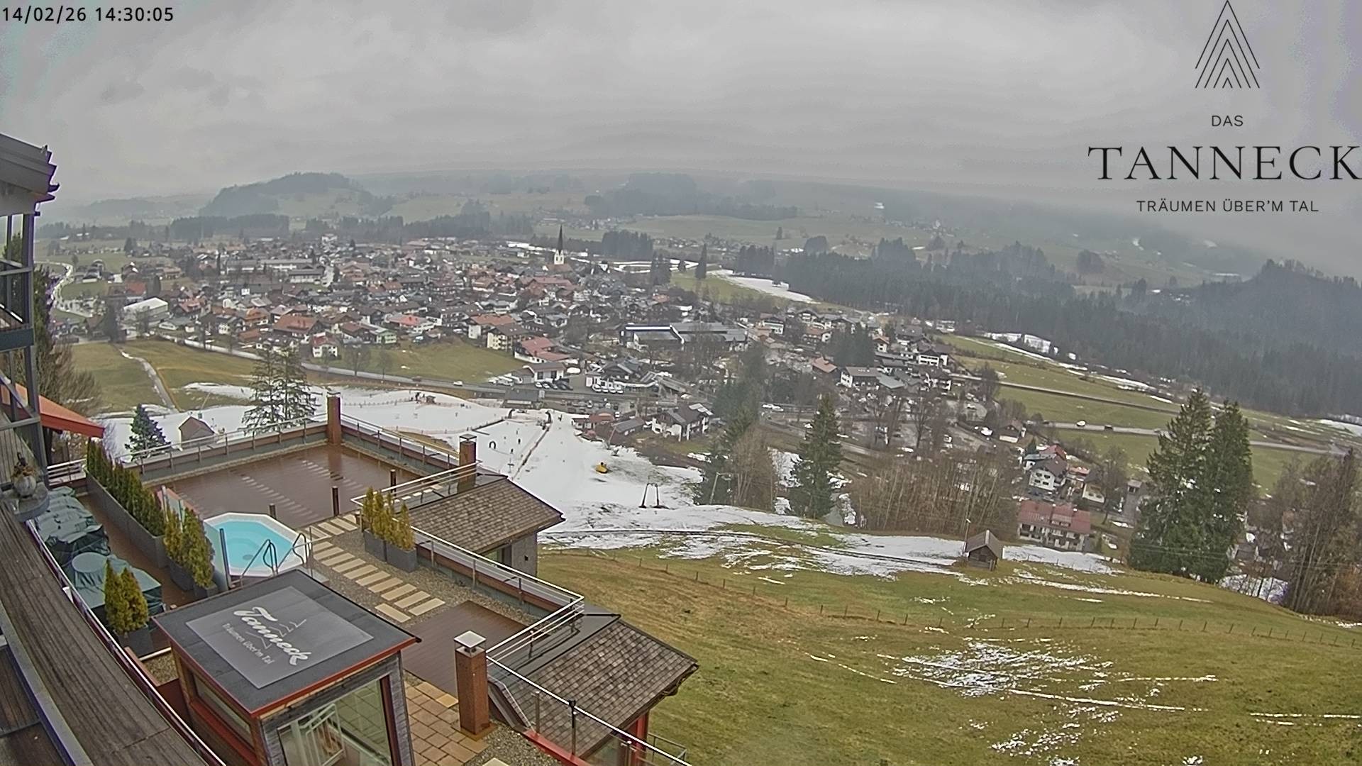 Archiv Foto Webcam Fischen, Hotel Tanneck