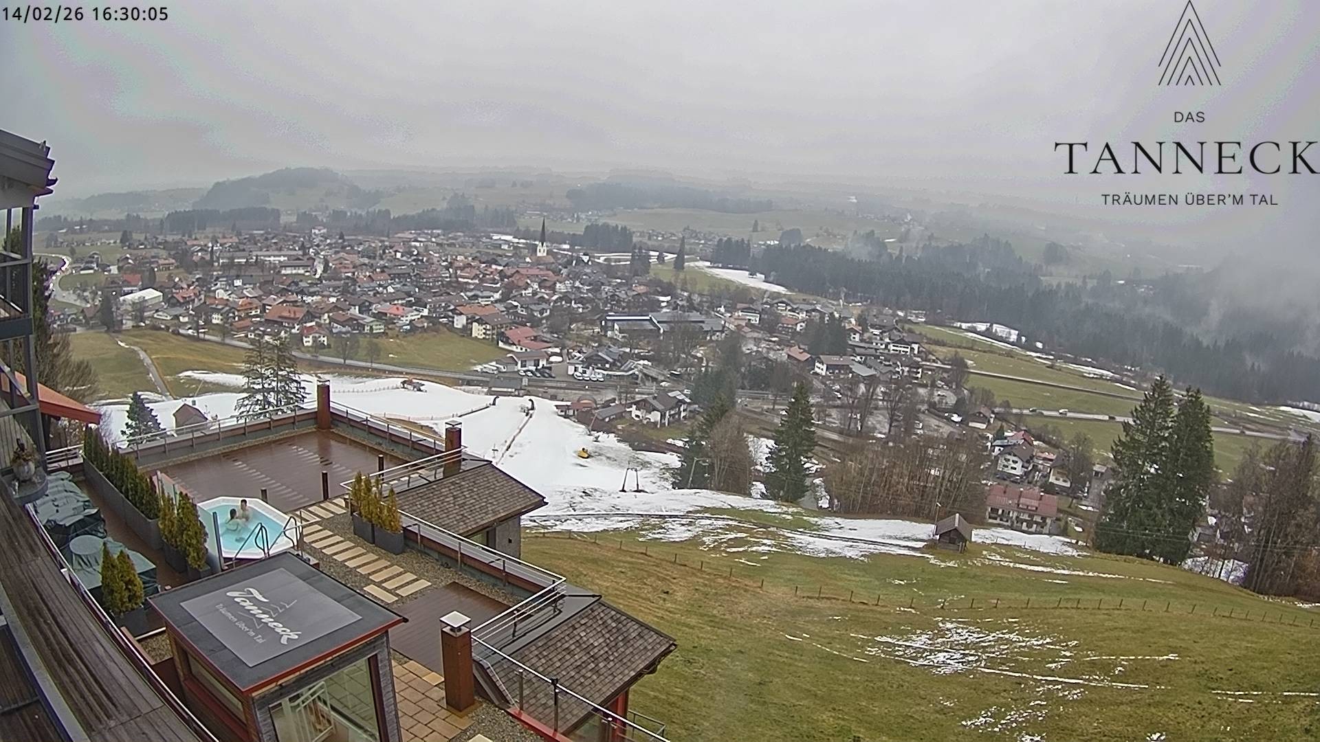 Archiv Foto Webcam Fischen, Hotel Tanneck