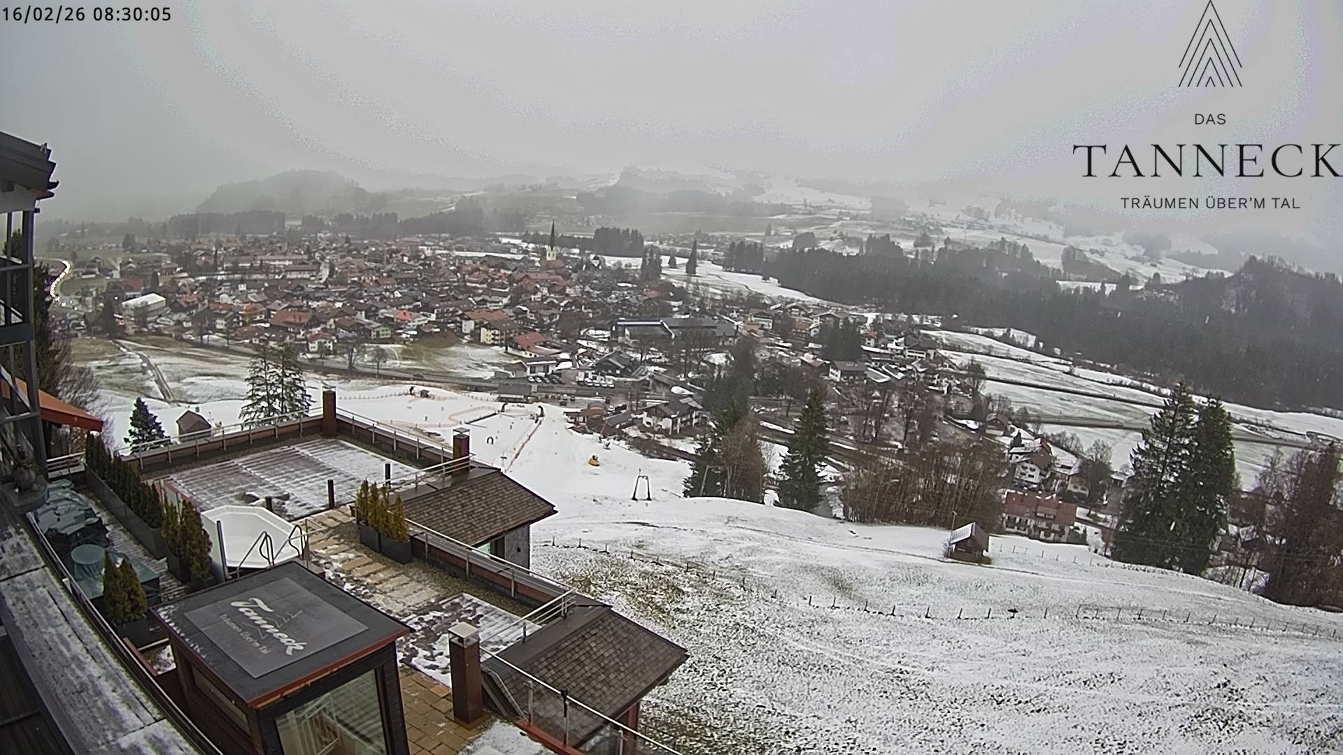 Archiv Foto Webcam Fischen, Hotel Tanneck