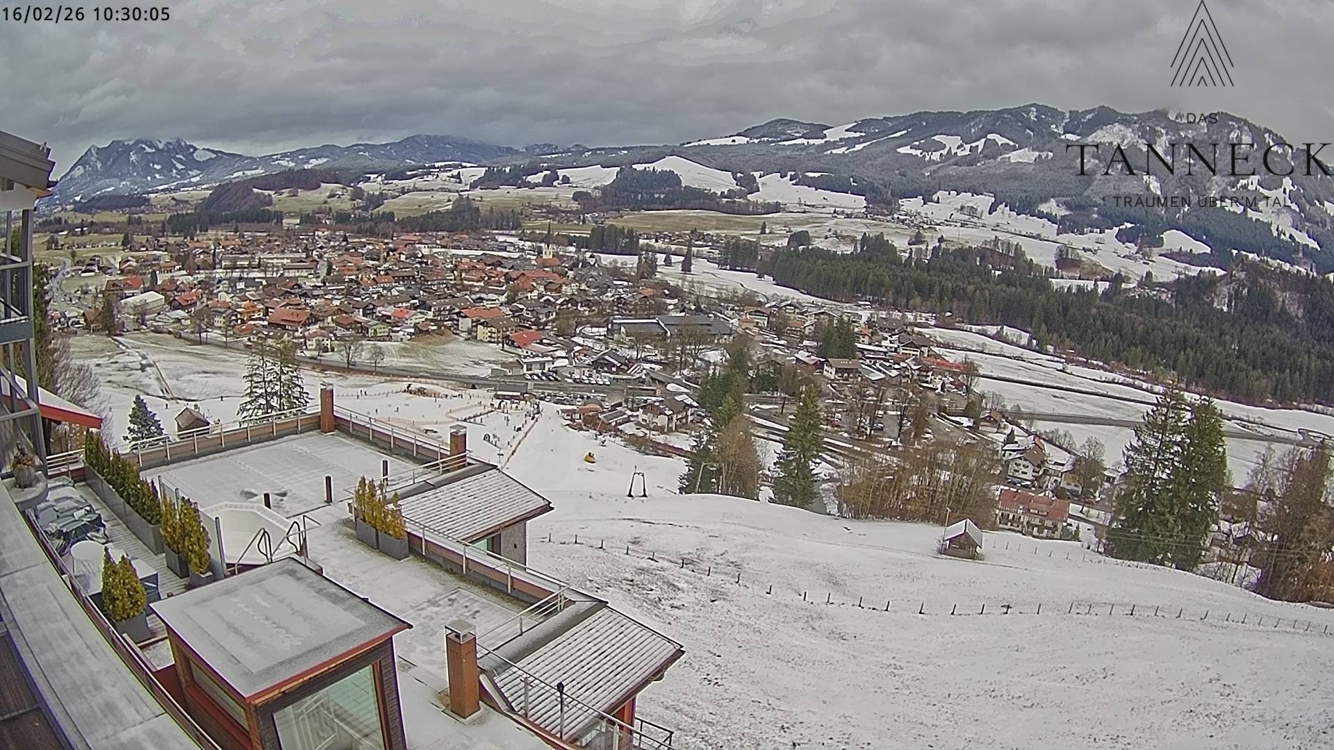 Archiv Foto Webcam Fischen, Hotel Tanneck