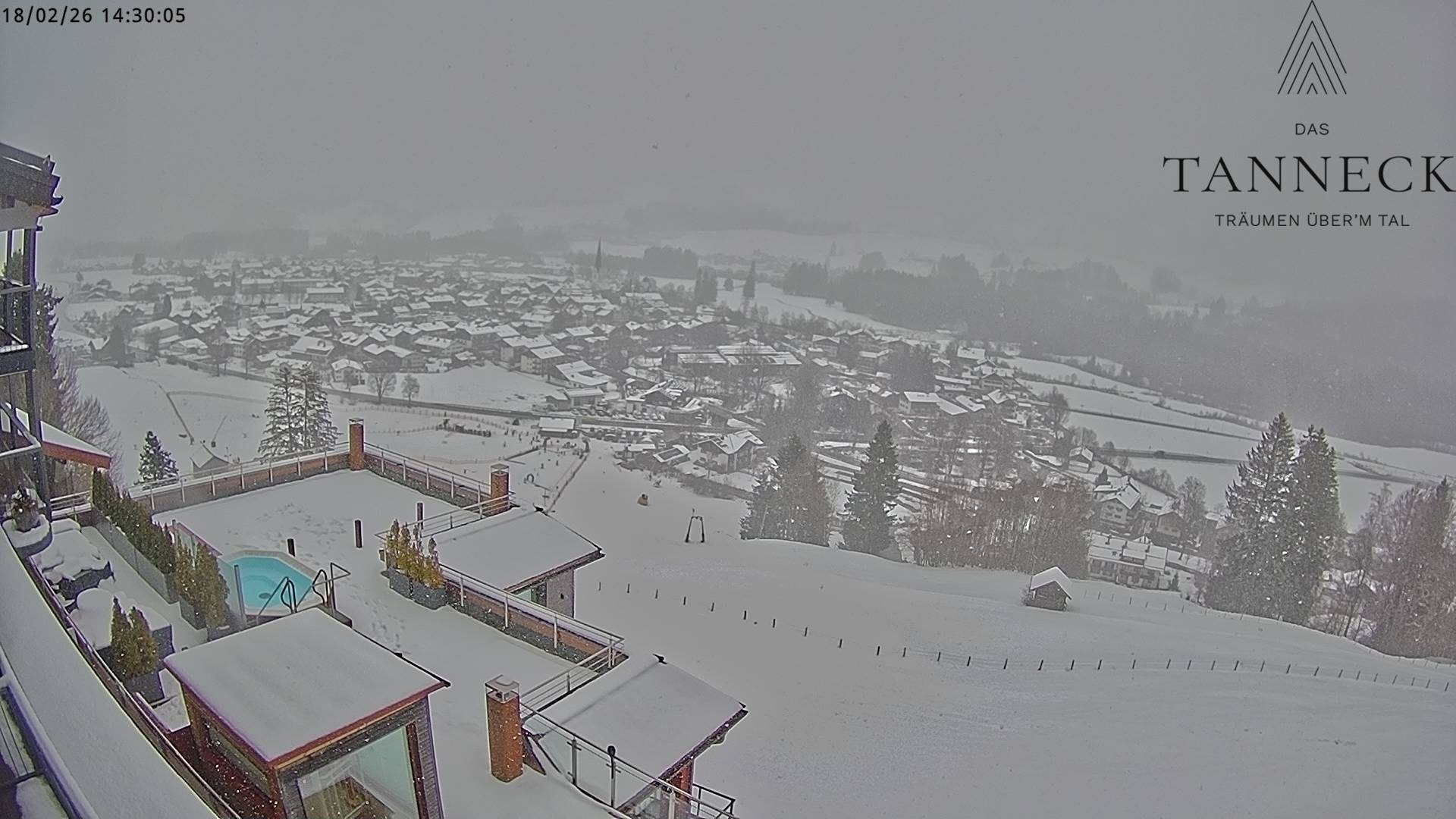 Archiv Foto Webcam Fischen, Hotel Tanneck