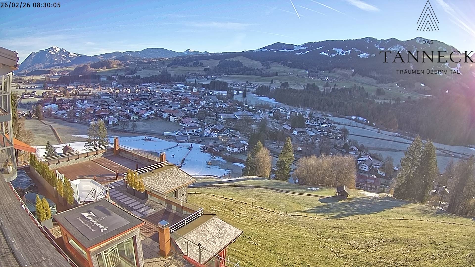 Archiv Foto Webcam Fischen, Hotel Tanneck
