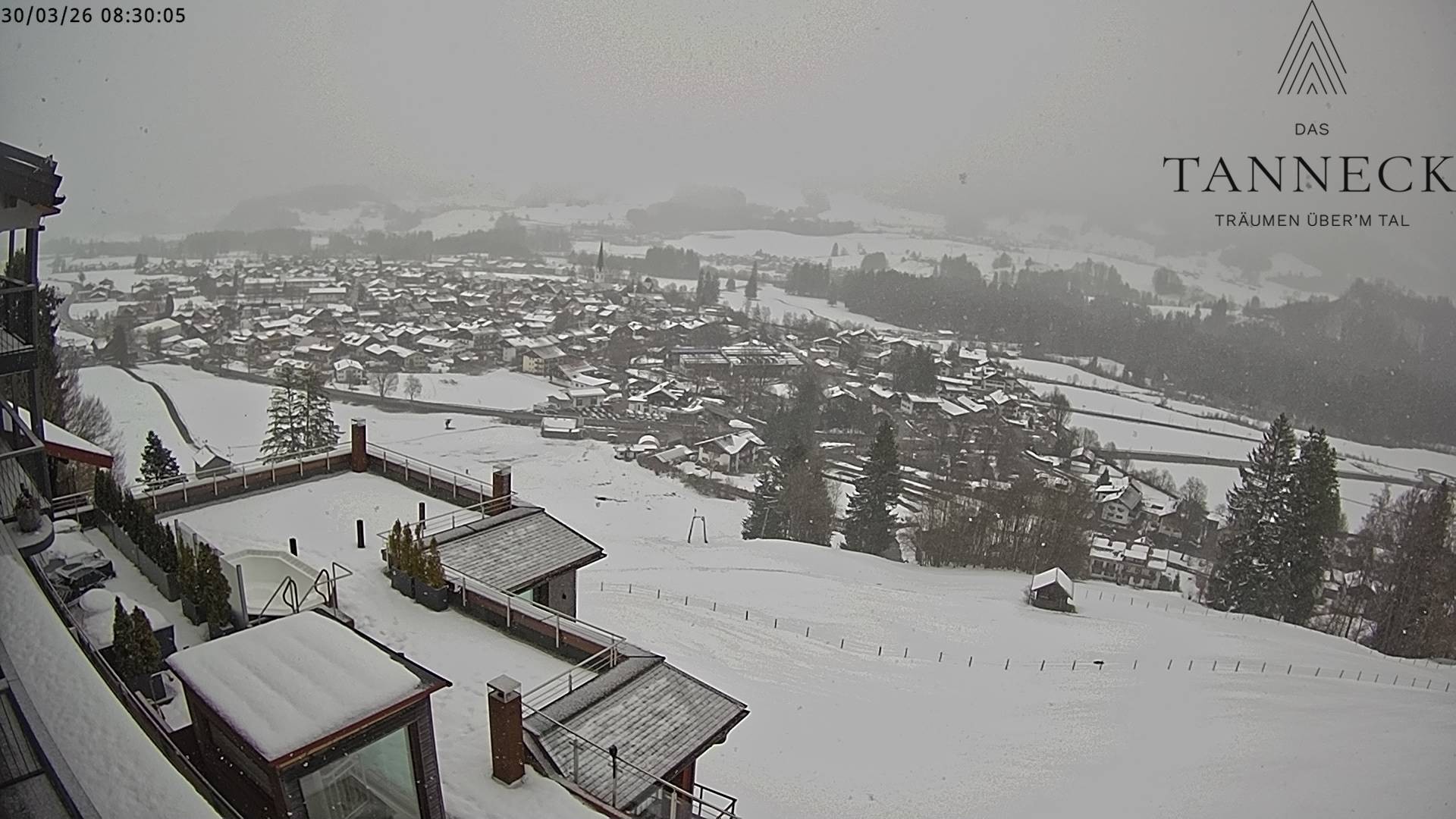 Archiv Foto Webcam Fischen, Hotel Tanneck