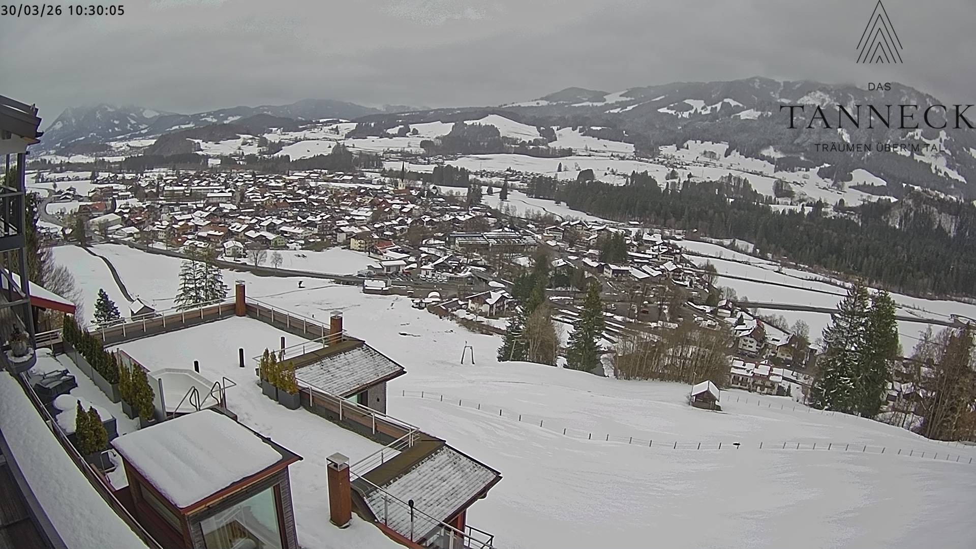 Archiv Foto Webcam Fischen, Hotel Tanneck