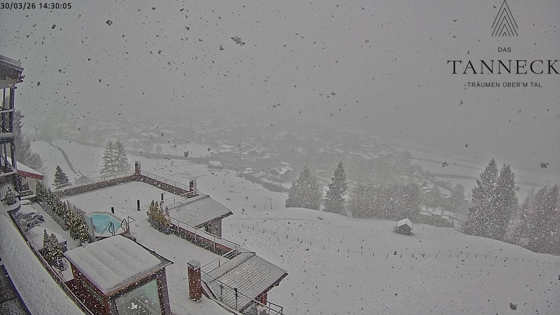 Archiv Foto Webcam Fischen, Hotel Tanneck
