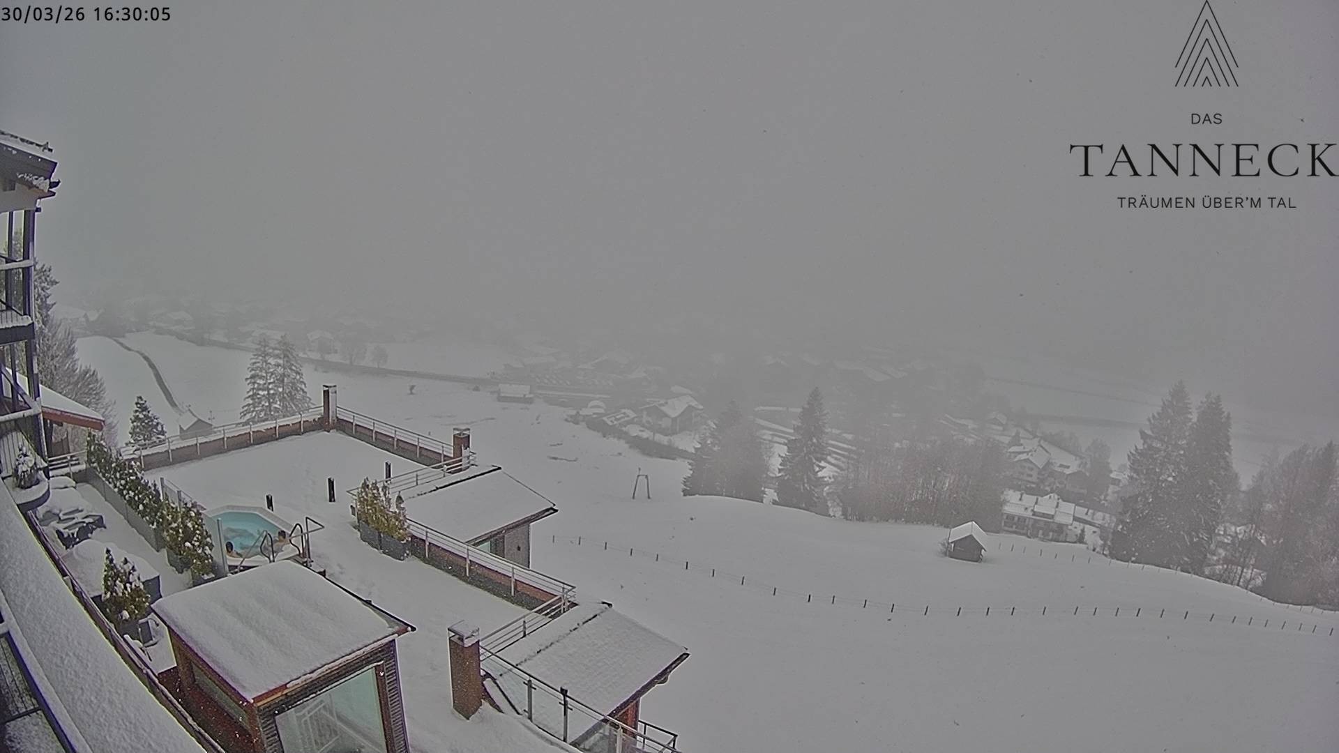 Archiv Foto Webcam Fischen, Hotel Tanneck