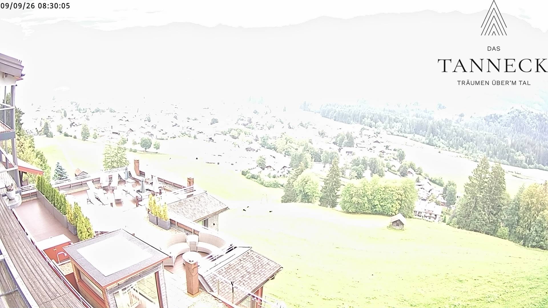 Archiv Foto Webcam Fischen, Hotel Tanneck