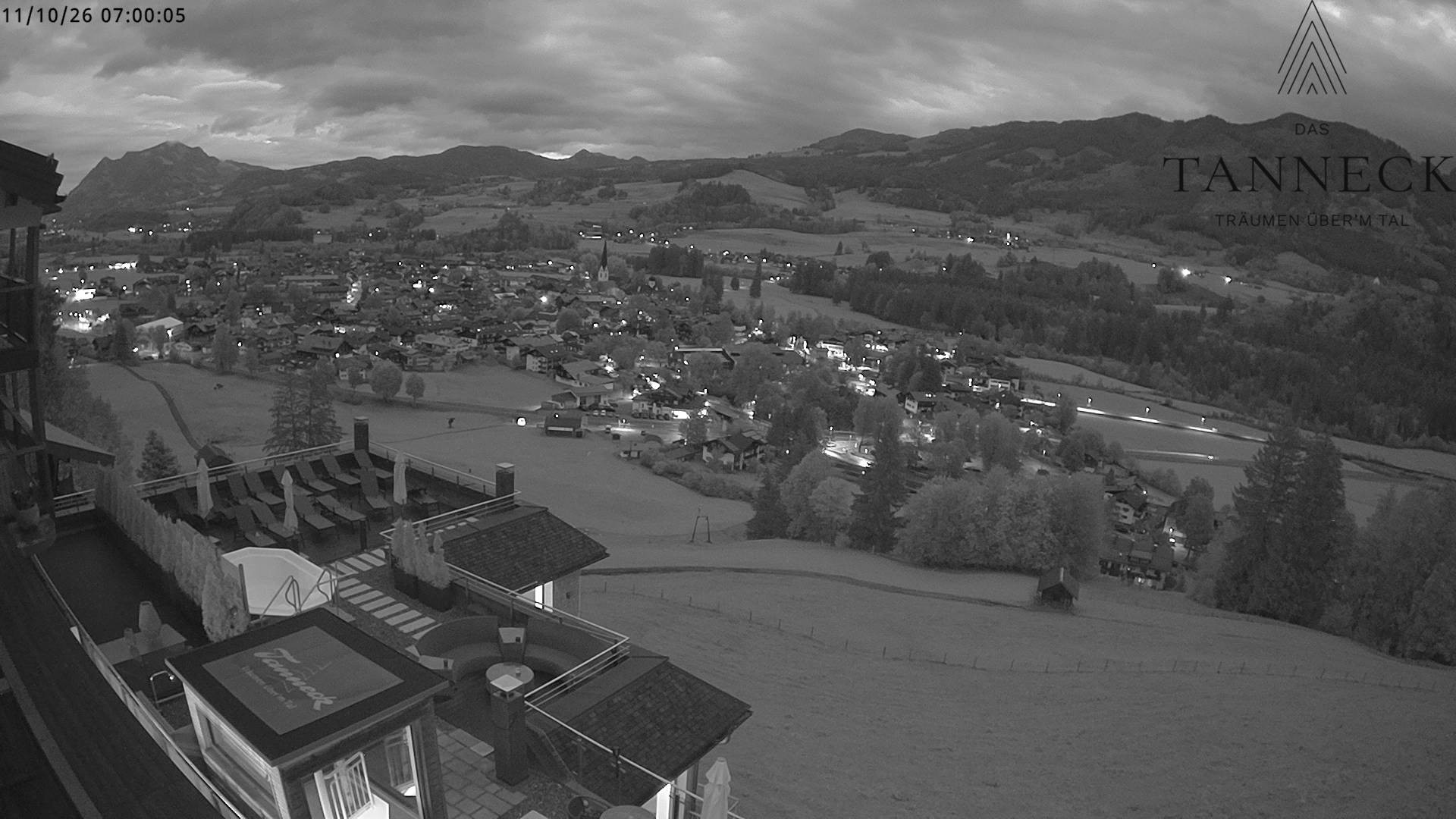 Archiv Foto Webcam Fischen, Hotel Tanneck