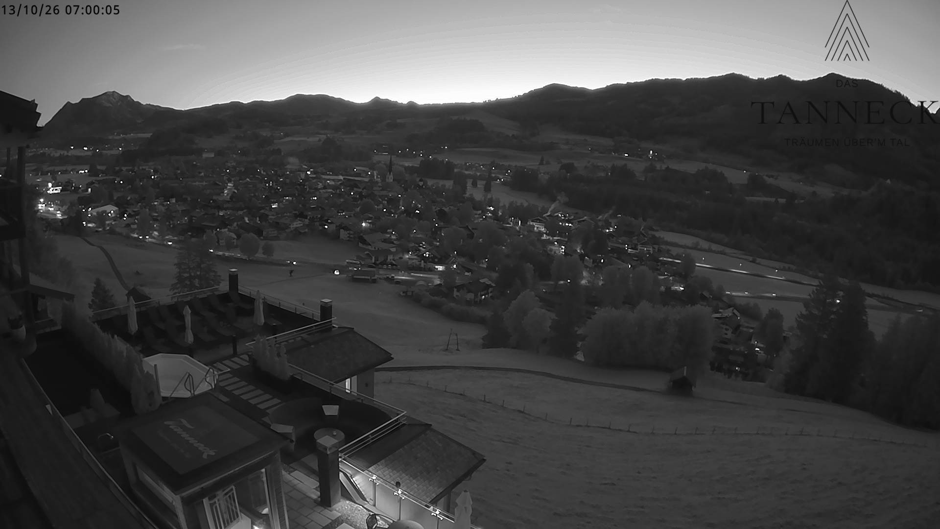 Archiv Foto Webcam Fischen, Hotel Tanneck
