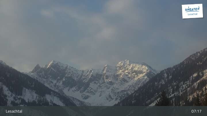 Archiv Foto Webcam Lesachtal in Kärnten