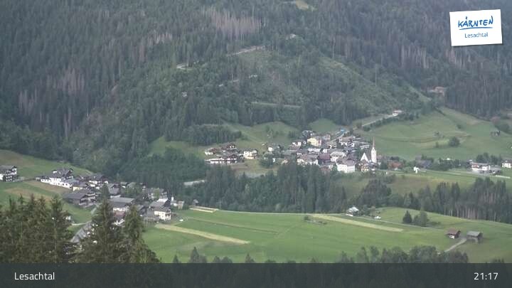 Archiv Foto Webcam Lesachtal in Kärnten