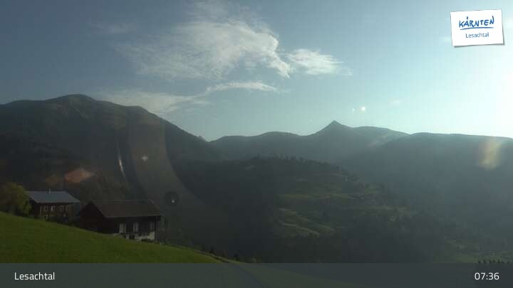 Archiv Foto Webcam Lesachtal in Kärnten