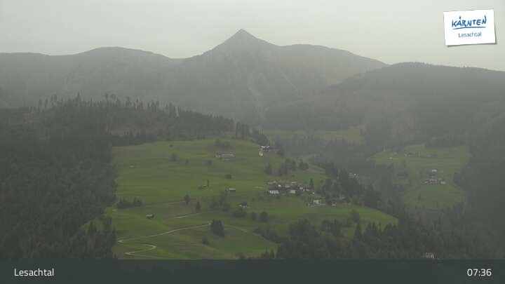 Archiv Foto Webcam Lesachtal in Kärnten